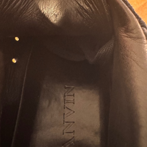 Lanvin Mid-top Toe Cap Sneakers - Picture 10 of 10